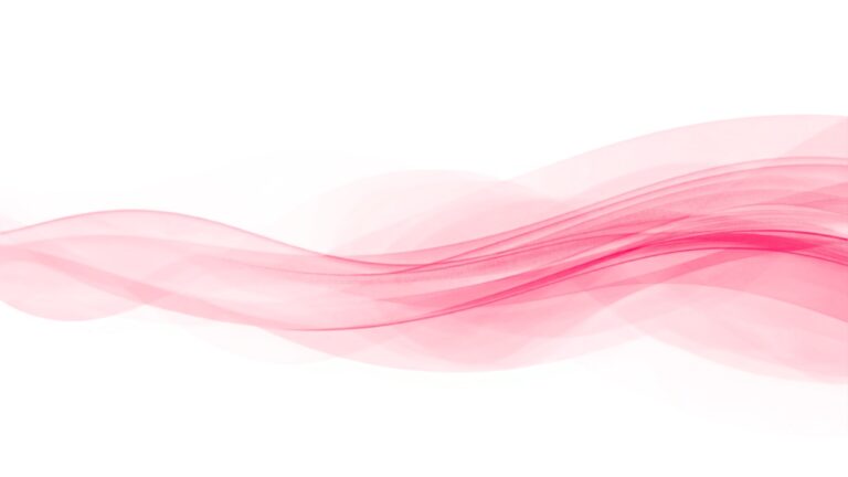 Soft pink waves of light layered across a white background, representing the different laser wavelengths used to treat deeper skin tones safely.