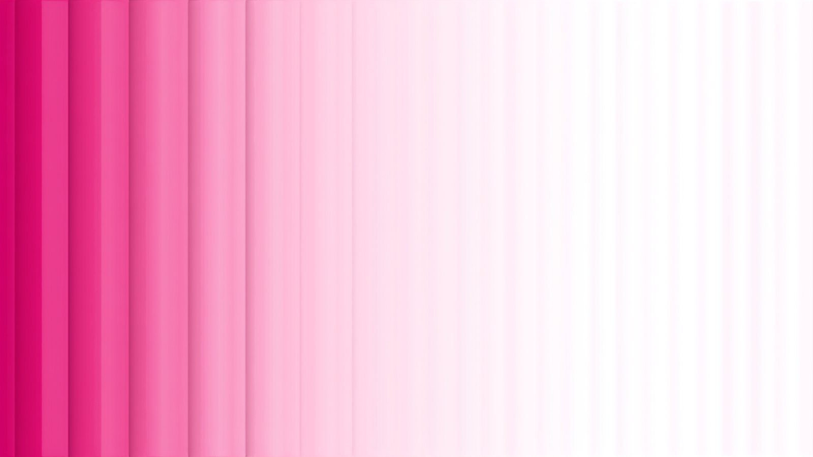 Bands of pink fading progressively to white from left to right, representing hair reduction accumulating across a course of laser sessions.