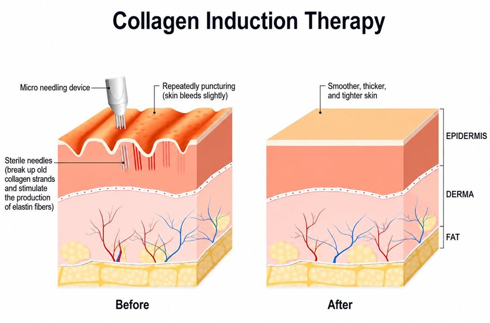 Microneedling treatment at Femme Laser Clinic Ottawa